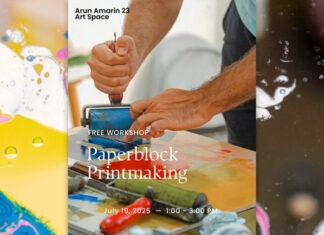 ฟรี! Workshop Paperblock ฉลองครบรอบ 2 ปี Maxnifier International Printmaking Exhibition