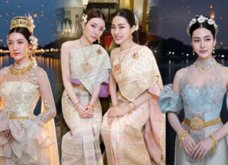 ย้อนชม วนัช กูตูร์ แปลงโฉม คู่จิ้น หลิง-ออม ในลุคชุดไทยประยุกต์